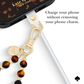 Kate Spade Anchor Card Phone Charm in Tortoise, , large