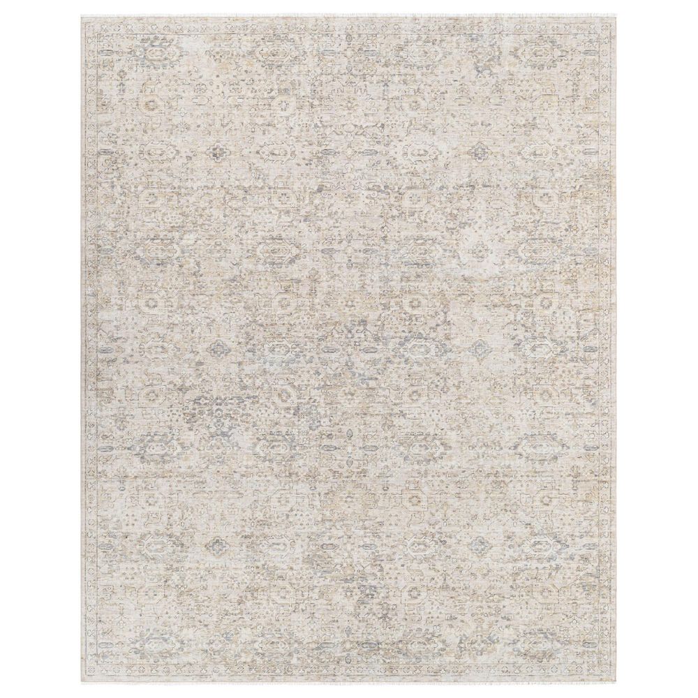 Surya Once Upon a Time Light Gray, Ivory, Tan, Gray and Light Brown 6&#39;5&quot; x 8&#39;10&quot; Area Rug, , large
