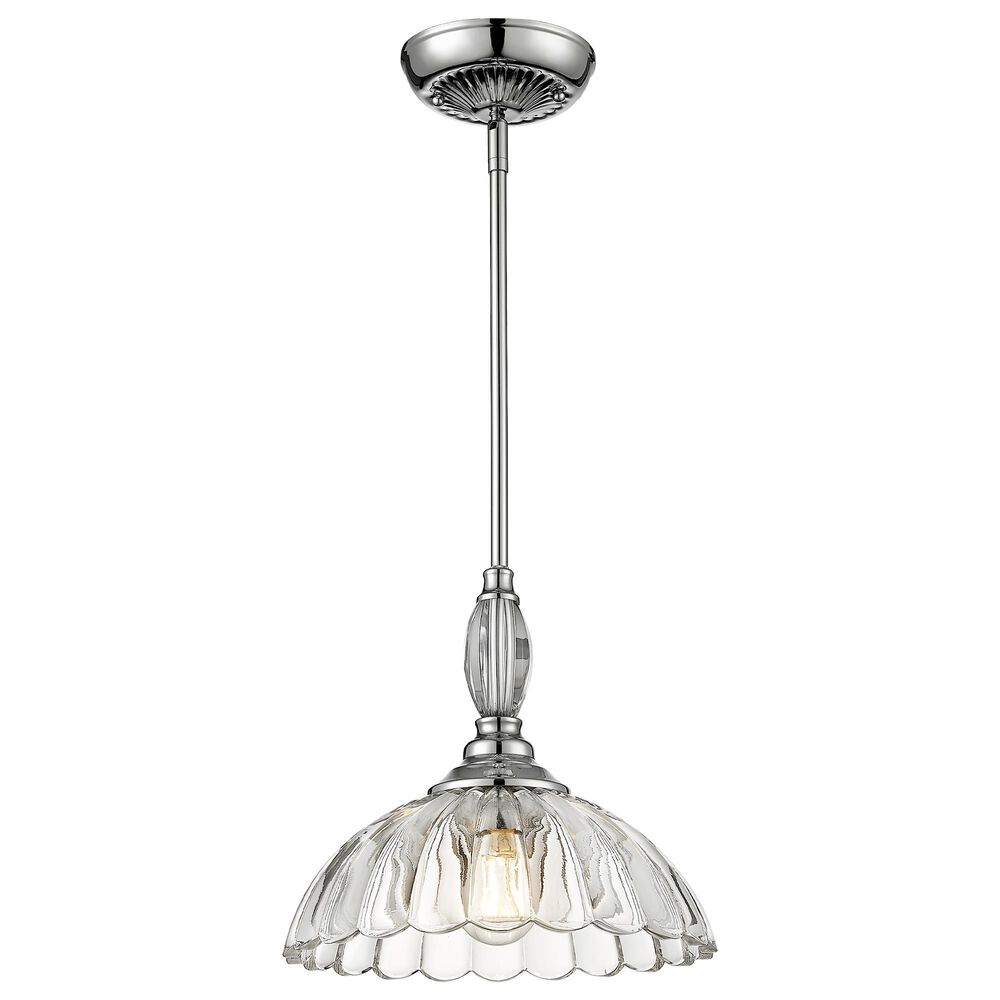Golden Lighting Audra 1-Light Pendant in Pewter, , large