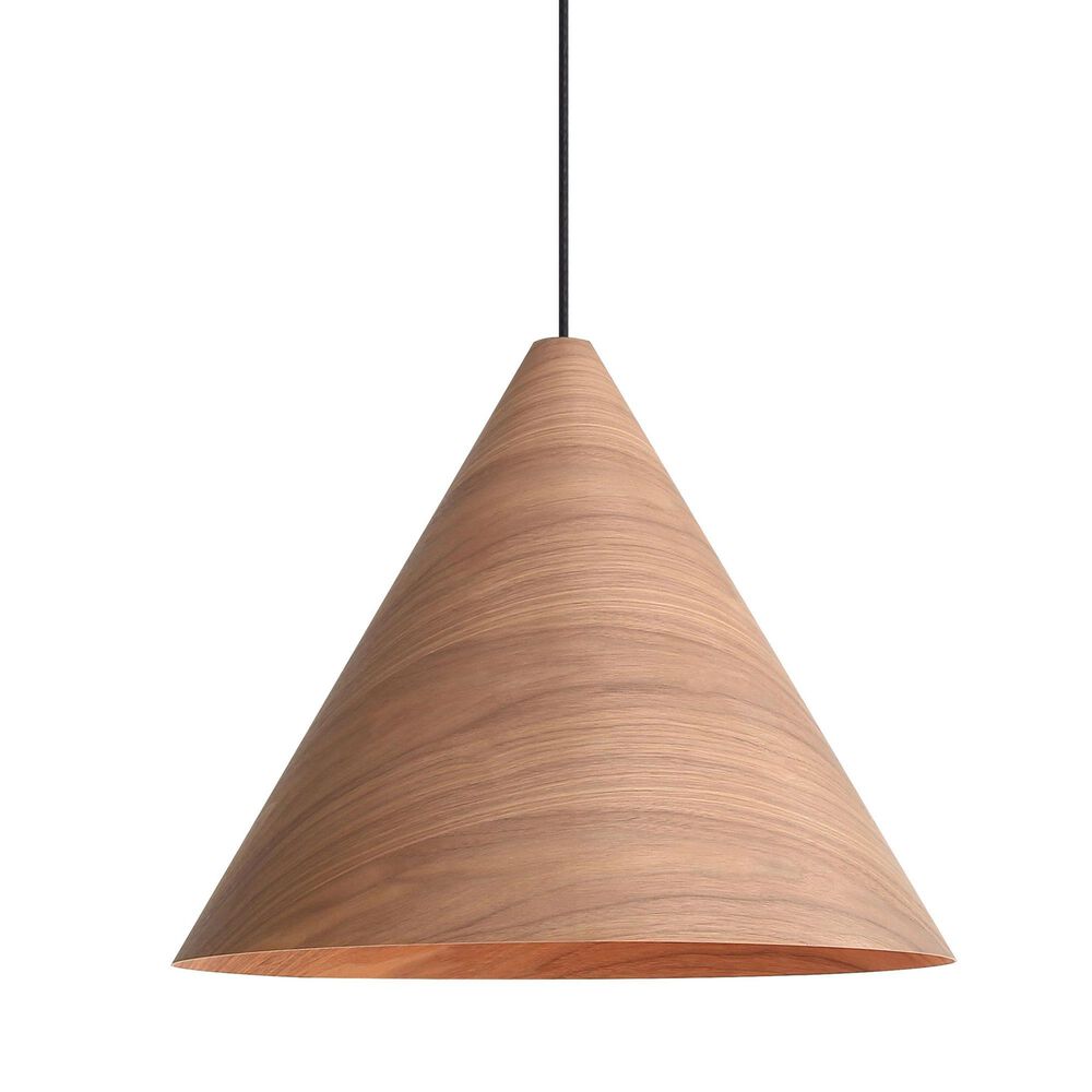 Golden Lighting Conique 3-Light Pendant in Dark Walnut, , large