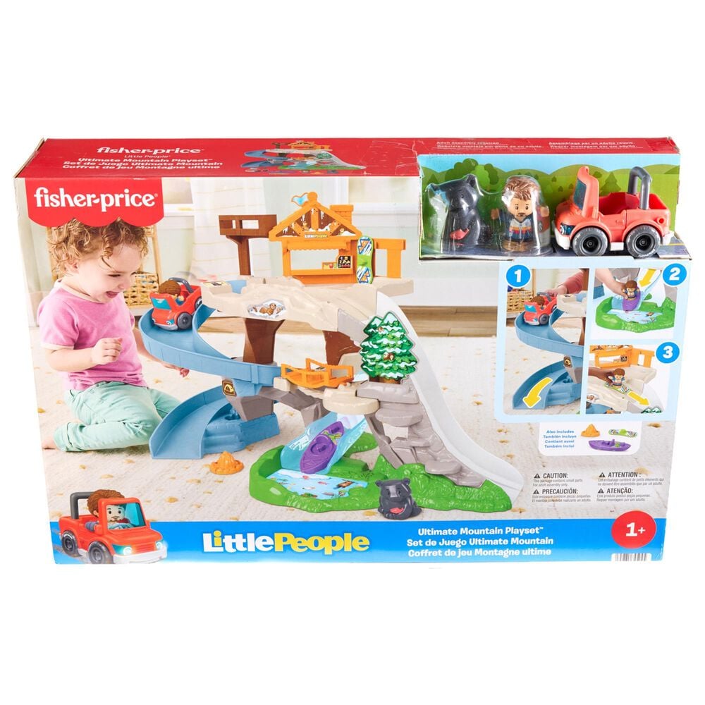 Fisher Price Ultimate Mountain Playset with Vehicle and Figures, , large