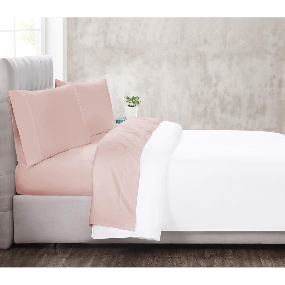 Pem America Christian Siriano New York 3-Piece Twin Sheet Set in Blush, , large