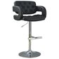 Pacific Landing Adjustable Barstool in Chrome and Black, , large
