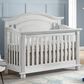 Oxford Baby London Lane 4-In-1 Convertible Crib in Vintage White, , large