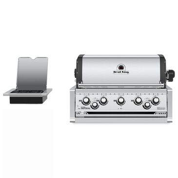 Broil King Imperial S 590 Natural Gas Built-In Grill in Stainless Steel, , large