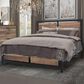 New Heritage Design Elk River King Panel Bed in Rustic Brown and Black, , large