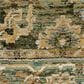 Oriental Weavers Andorra 1"10" x 3"2" Green and Gold Area Rug, , large