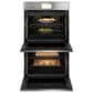 Cafe 30" Smart Built-In Convection Double Wall Oven in Glass Stainless Steel, , large