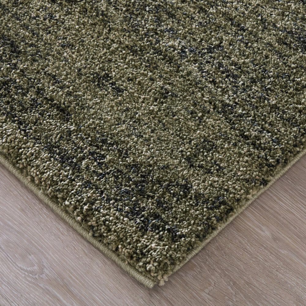 Feizy Jameson Dark Green 2'6" x 7'3" Runner, , large