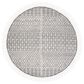 Safavieh Natura NAT852Z 6" Round Ivory and Black Area Rug, , large