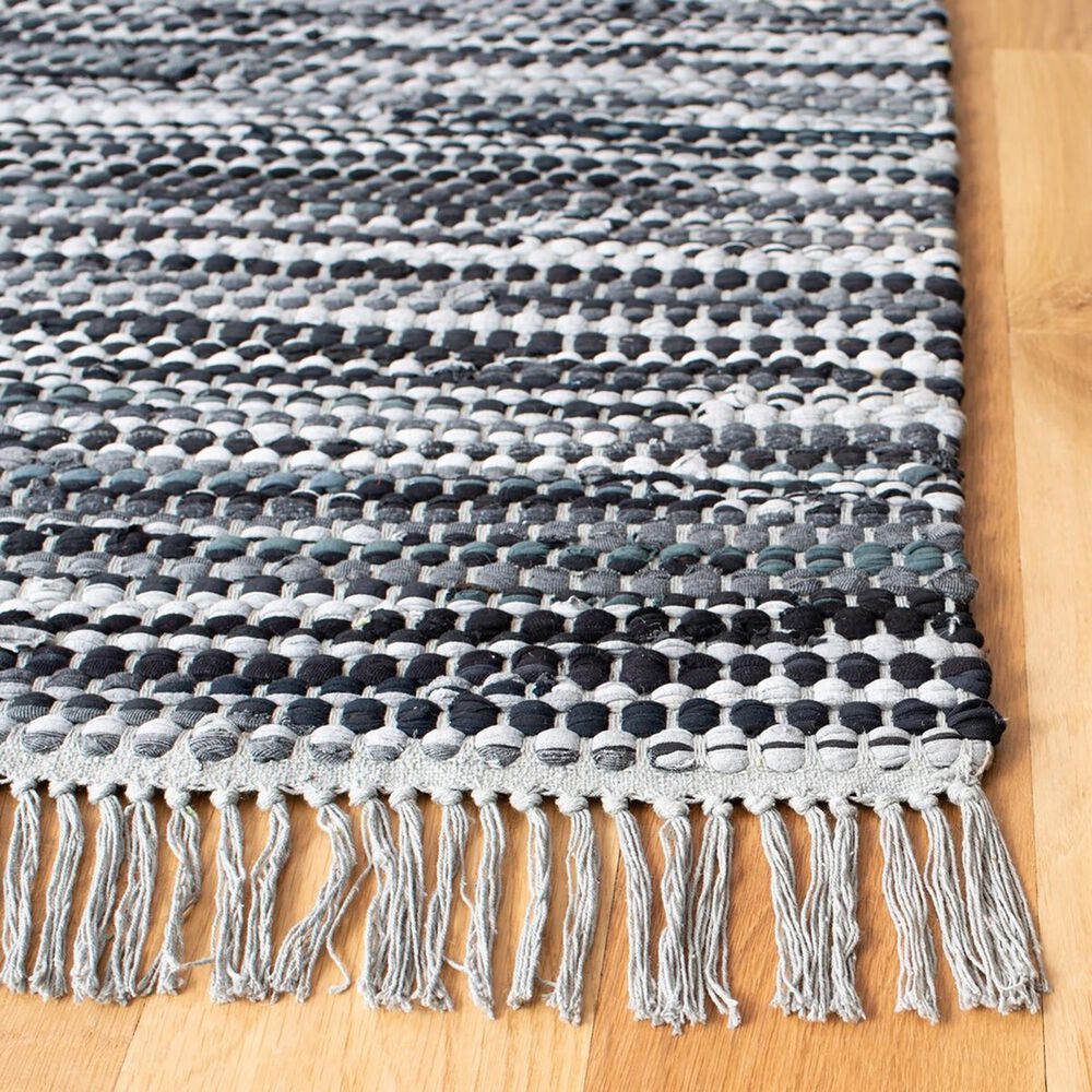 Safavieh Montauk 6&#39; Square Grey and Black Area Rug, , large
