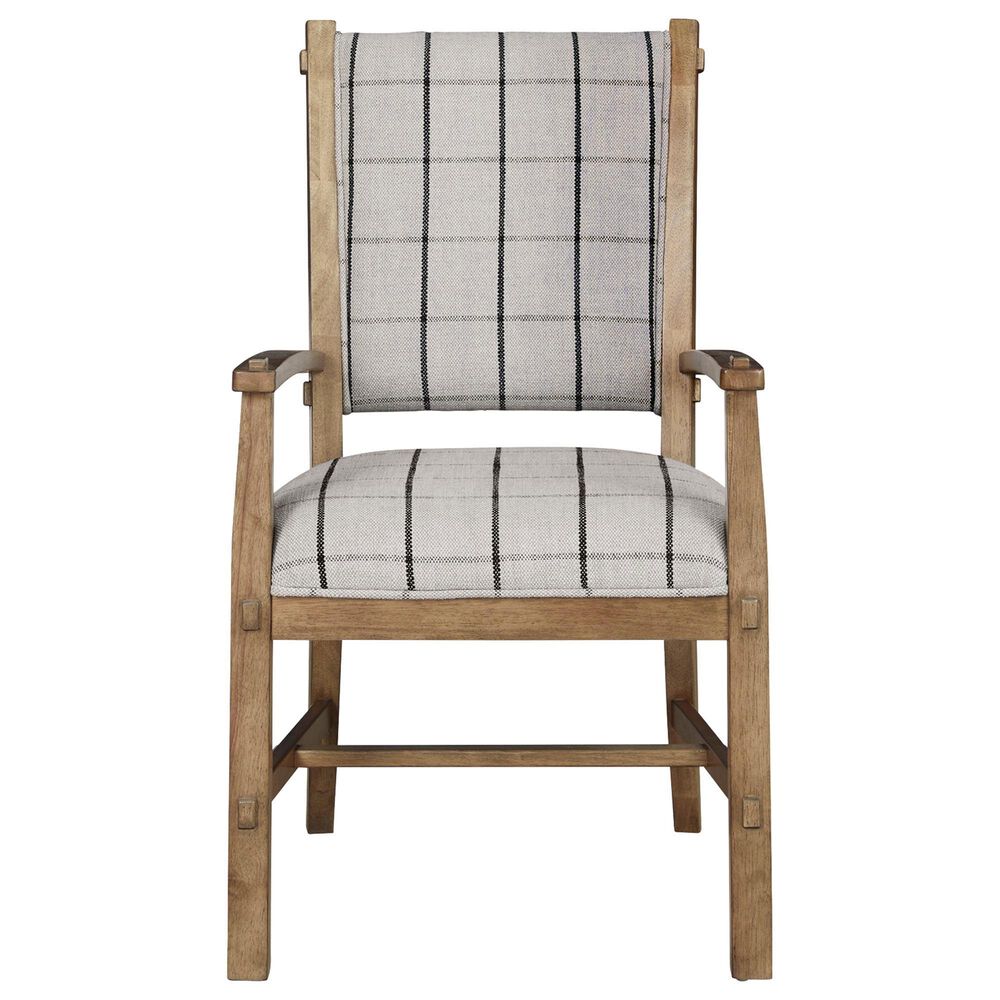 Ashley Ridgester Arm Chair in Light Brown, , large