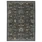 Oriental Weavers Aberdeen Floral Bust 2" x 3" Blue Area Rug, , large