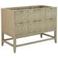 James Martin Vanities Emmeline 48" Single Vanity in Pebble Oak with 3 CM Carrara White Marble Top, , large