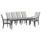 CANAD Corn 7-Piece Rectangular Dining Set in Peppercorn Washed, , large