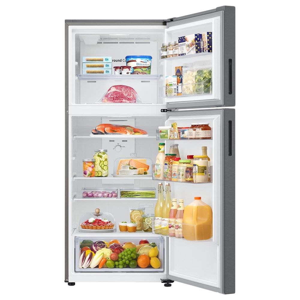 Samsung 15.6 Cu. Ft. Top Freezer Refrigerator with All-Around Cooling in Stainless Steel, , large