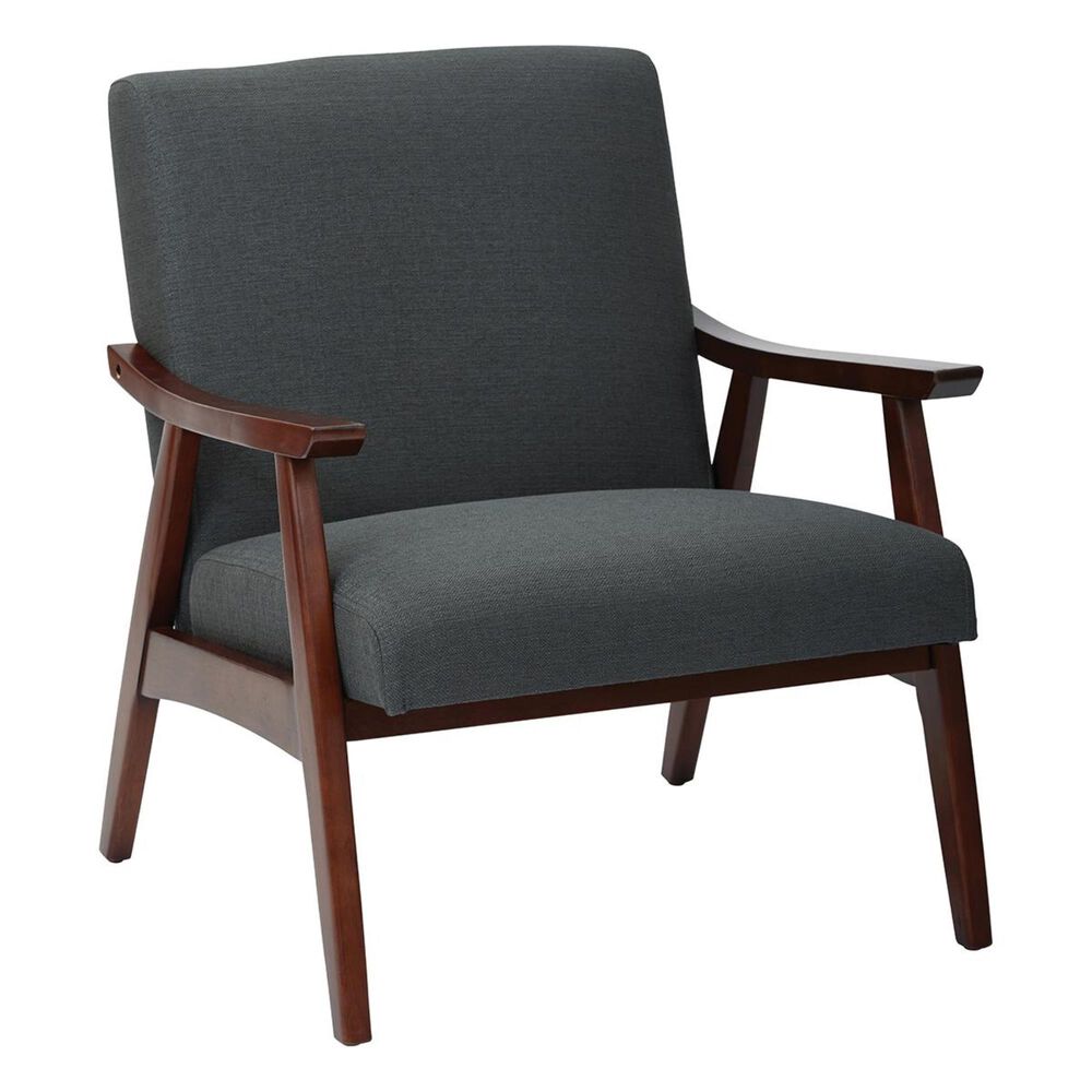 OSP Home Davis Accent Chair in Klein Charcoal, , large