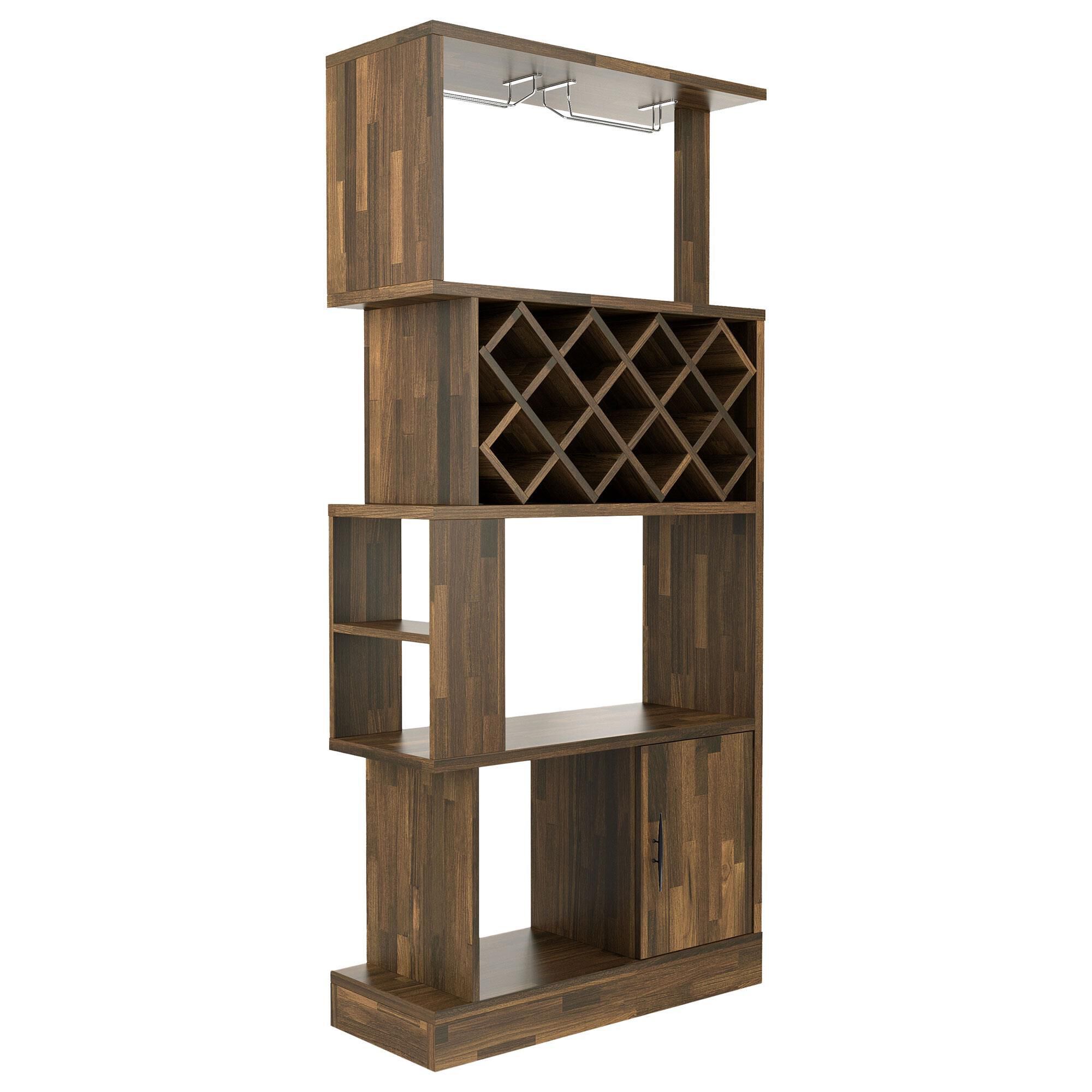 Larson corner deals bar cabinet
