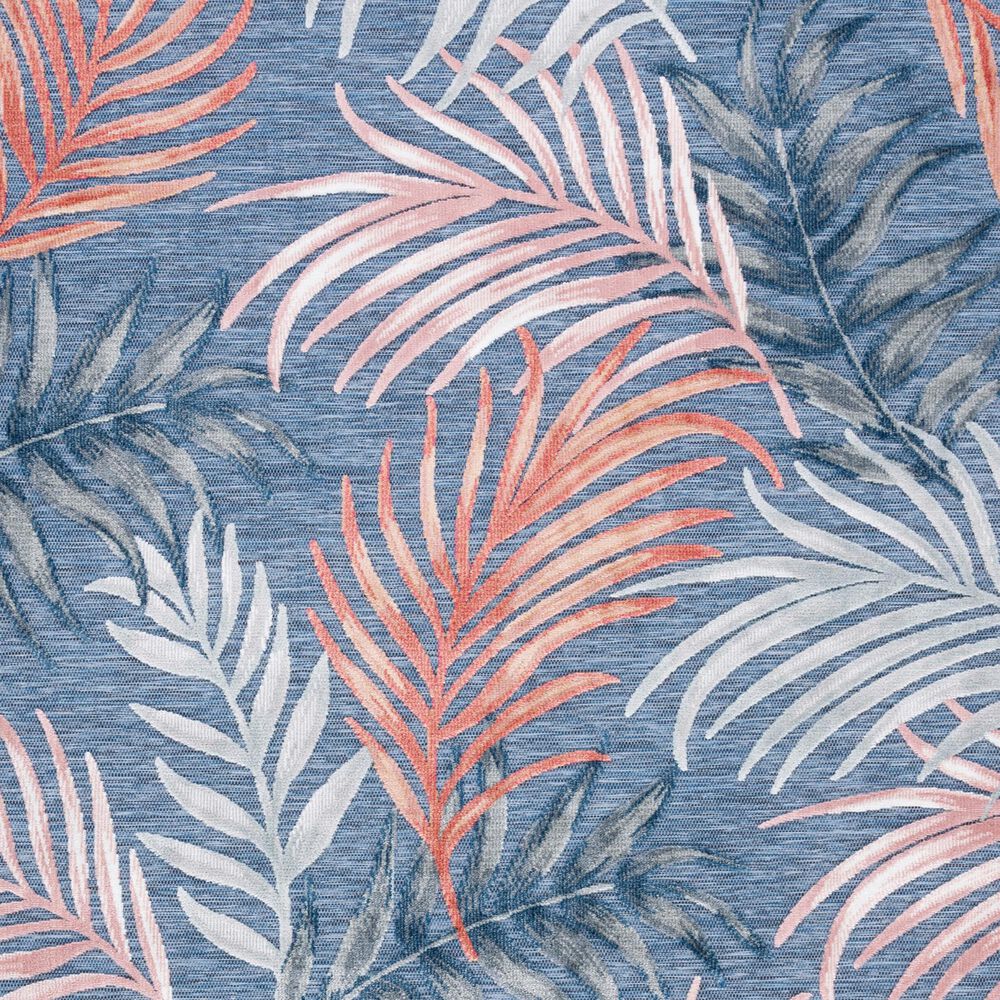Safavieh Cabana CBN458M 4&#39; x 6&#39; Blue and Rust Indoor/Outdoor Area Performance Rug, , large