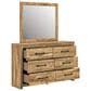 Ashley Maystonna Dresser and Mirror in Brown, , large