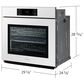 Samsung Bespoke 2-Piece Kitchen Package with White Bespoke 30" Single Wall Oven and Black 30" Induction Cooktop, , large