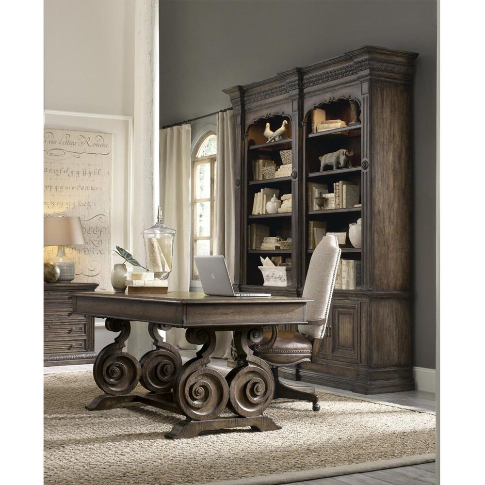 Hooker Furniture Rhapsody Writing Desk in Rustic Walnut, , large