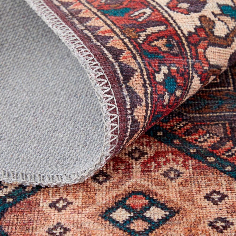 Feizy Rawlins 3&#39;11&quot; x 6&#39; Tan and Multicolor Area Rug, , large