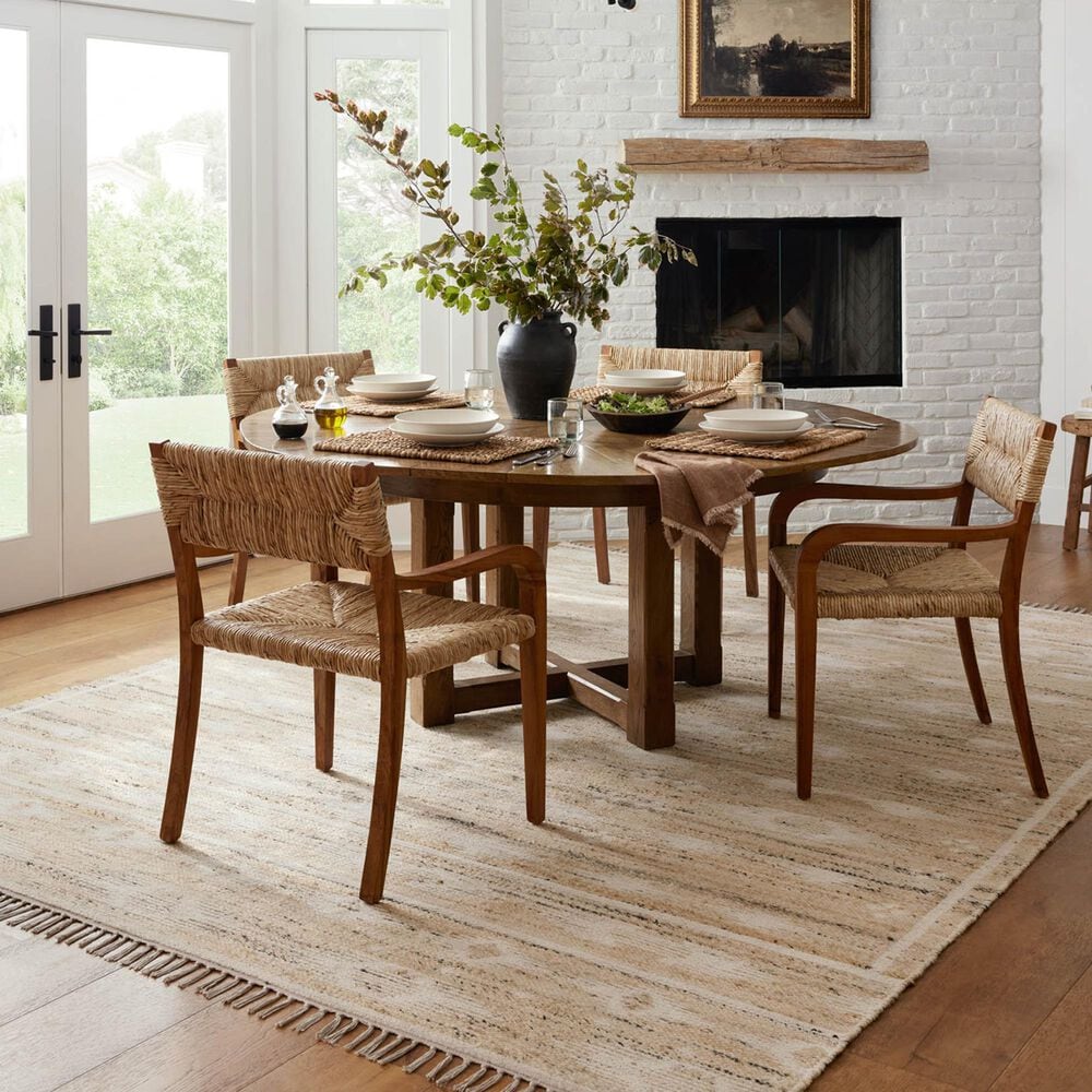 Angela Rose Rivers 3&#39;6&quot; x 5&#39;6&quot; Natural and Ivory Area Rug, , large