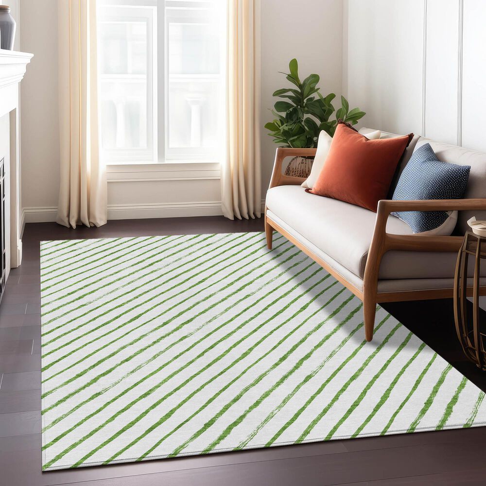 Dalyn Rug Company Wonderland WN27 3&#39; x 5&#39; Green Indoor/Outdoor Area Rug, , large
