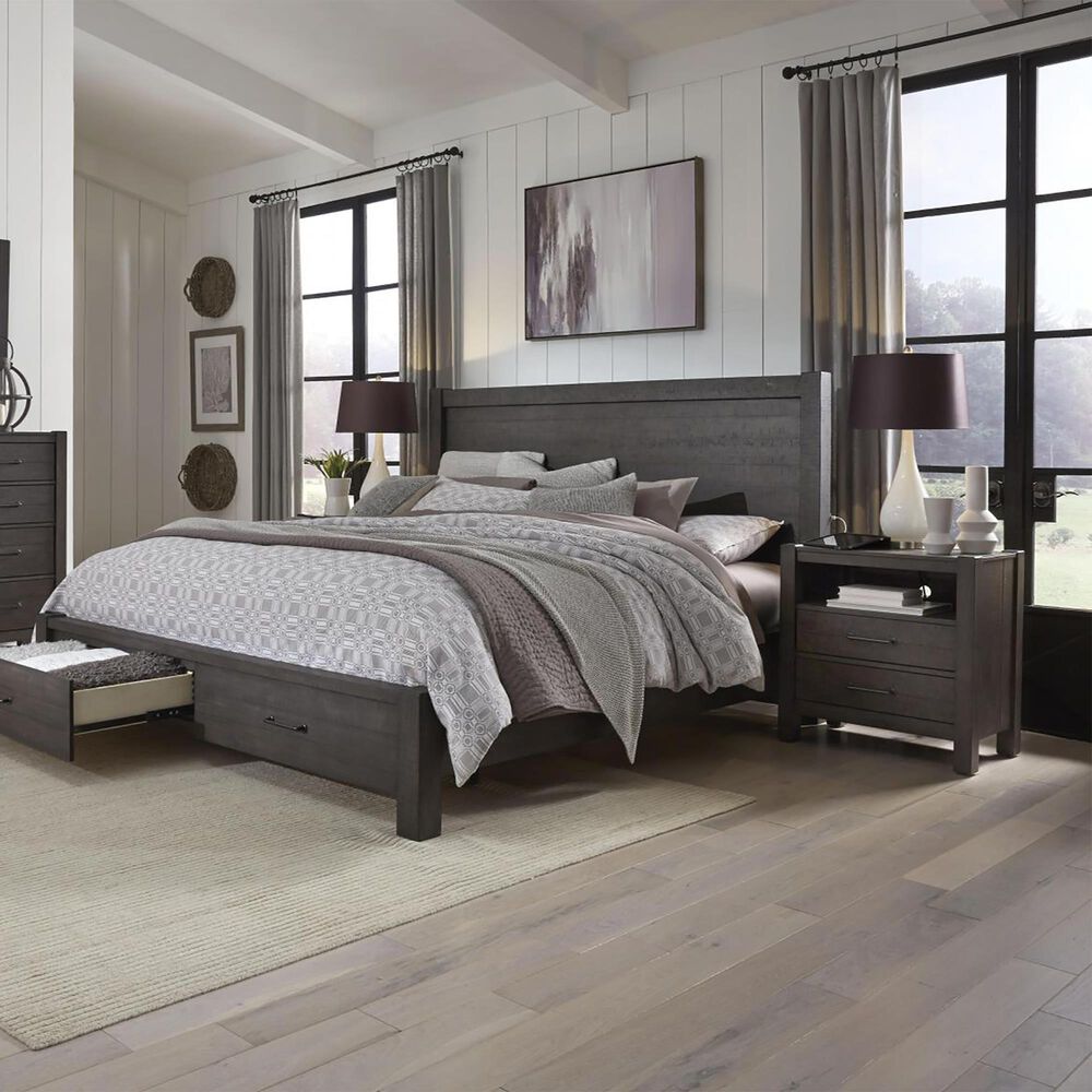Riva Ridge Mill Creek 2 Drawer Nightstand in Carob, , large