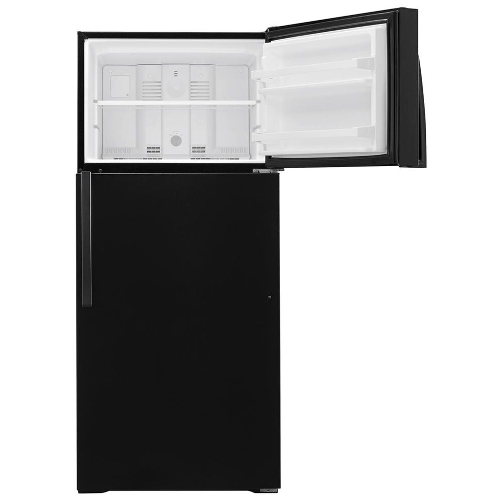 Whirlpool 14.3 Cu. Ft. Top Freezer Refrigerator in Black, , large
