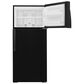 Whirlpool 14.3 Cu. Ft. Top Freezer Refrigerator in Black, , large