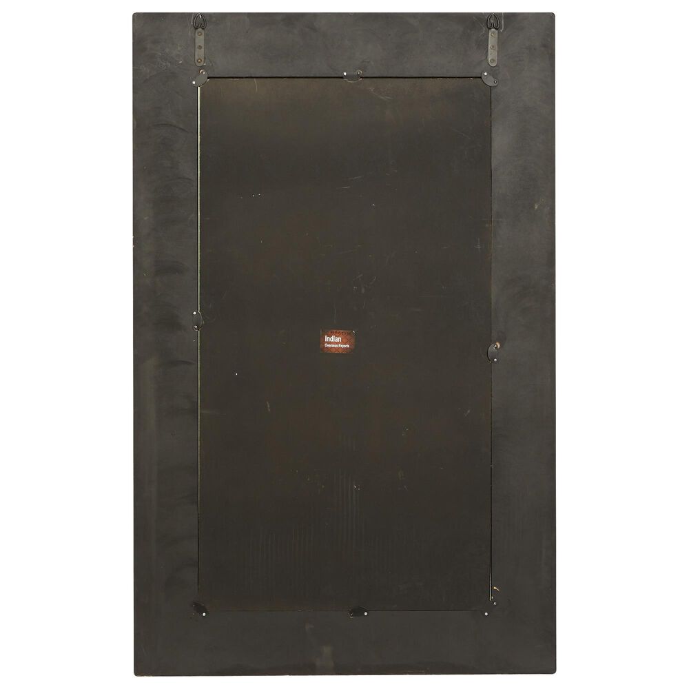 Maple and Jade 30&quot; x 47&quot; Wall Mirror in Black and White, , large
