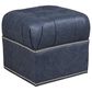 Smith Brothers 2000 Series Small Square Ottoman in Blue, , large