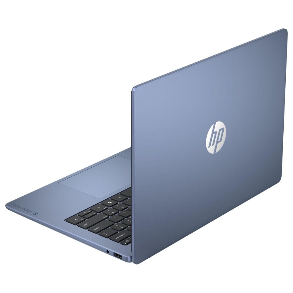 HP OmniBook 3 14" Next Gen AI Laptop | Snapdragon X X1-26-100 - 16GB RAM - Qualcomm Adreno GPU Graphics - 512GB SSD in Blue, , large