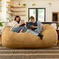 Jaxx 7" Giant Bean Bag Sofa in Camel, , large