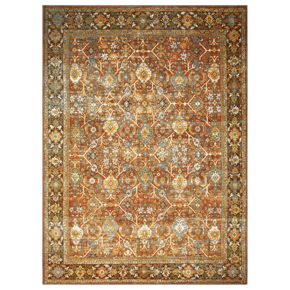 Loloi Sebastian SEB-06 5"3" x 7"8" Red Area Rug, , large