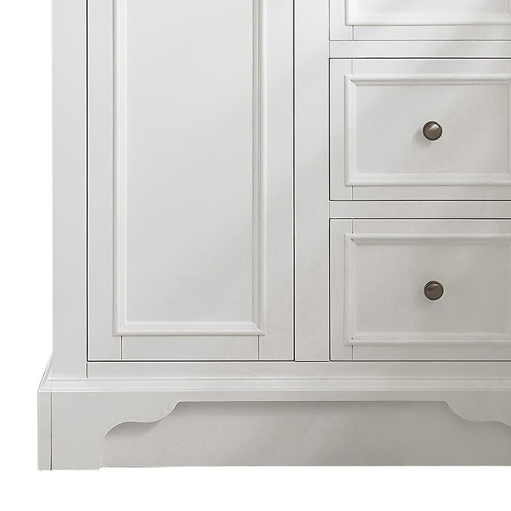 James Martin Vanities De Soto 30&quot; Single Bathroom Vanity in Bright White with 3 cm Charcoal Soapstone Quartz Top and Rectangular Sink, , large