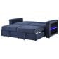 Modern Market Pull-out Sofa Bed in Navy, , large