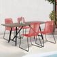 Blue River Koala and Shasta 5-Piece Patio Dining Set in Light Eucalyptus, Black and Brick Red, , large