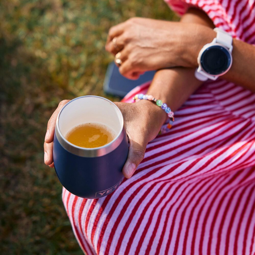YETI Rambler 10 Oz Wine Tumbler with MagSlider Lid in Navy, , large