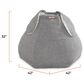 Jaxx HopSeat Bunny Oval Shaped Large Bean Bag Chair in Blue, , large