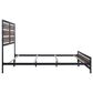 New Heritage Design Elk River 4-Piece Queen Bedroom Set in Rustic Brown and Black, , large