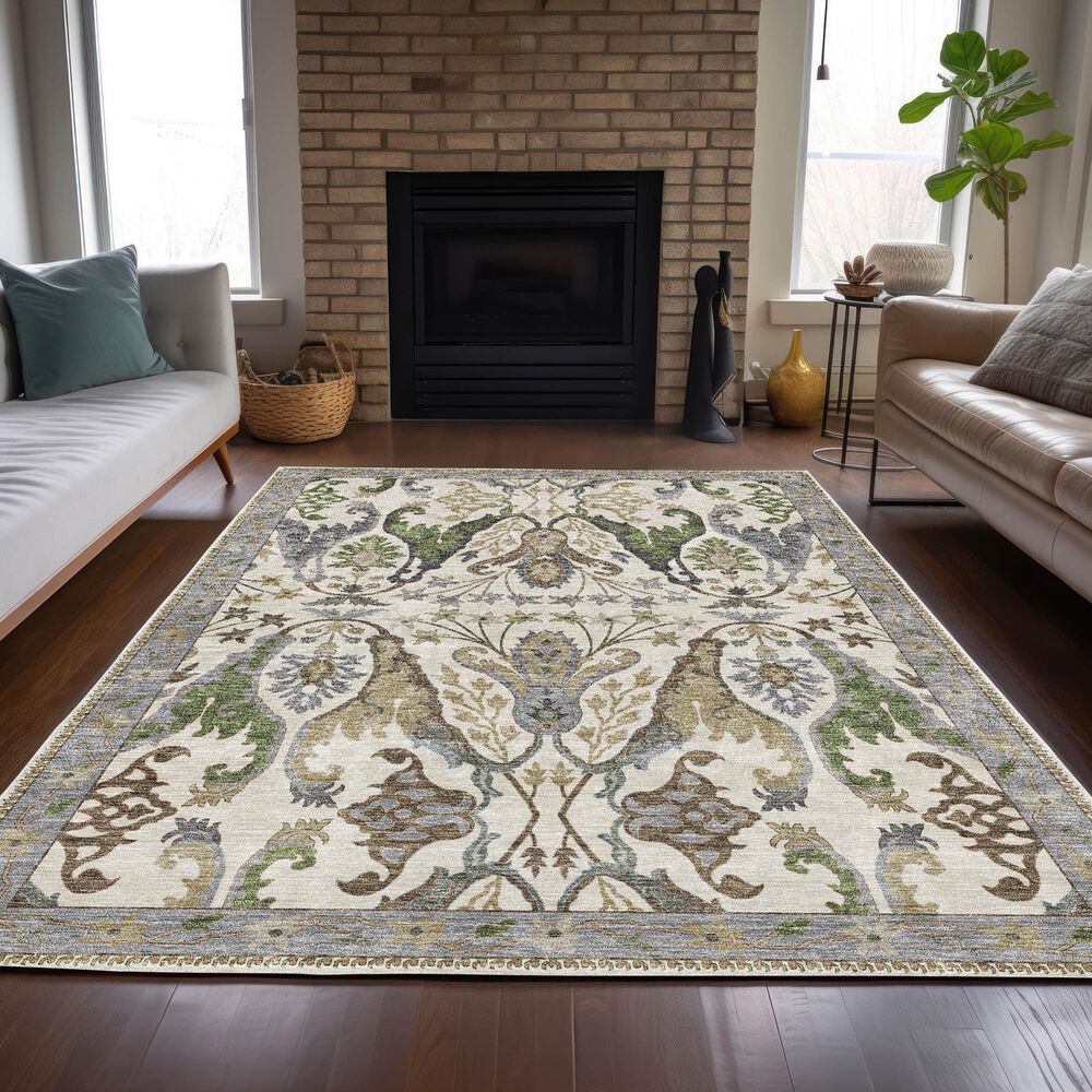 Dalyn Rug Company Hatay 5&#39; x 7&#39;6&quot; Ivory Area Rug, , large