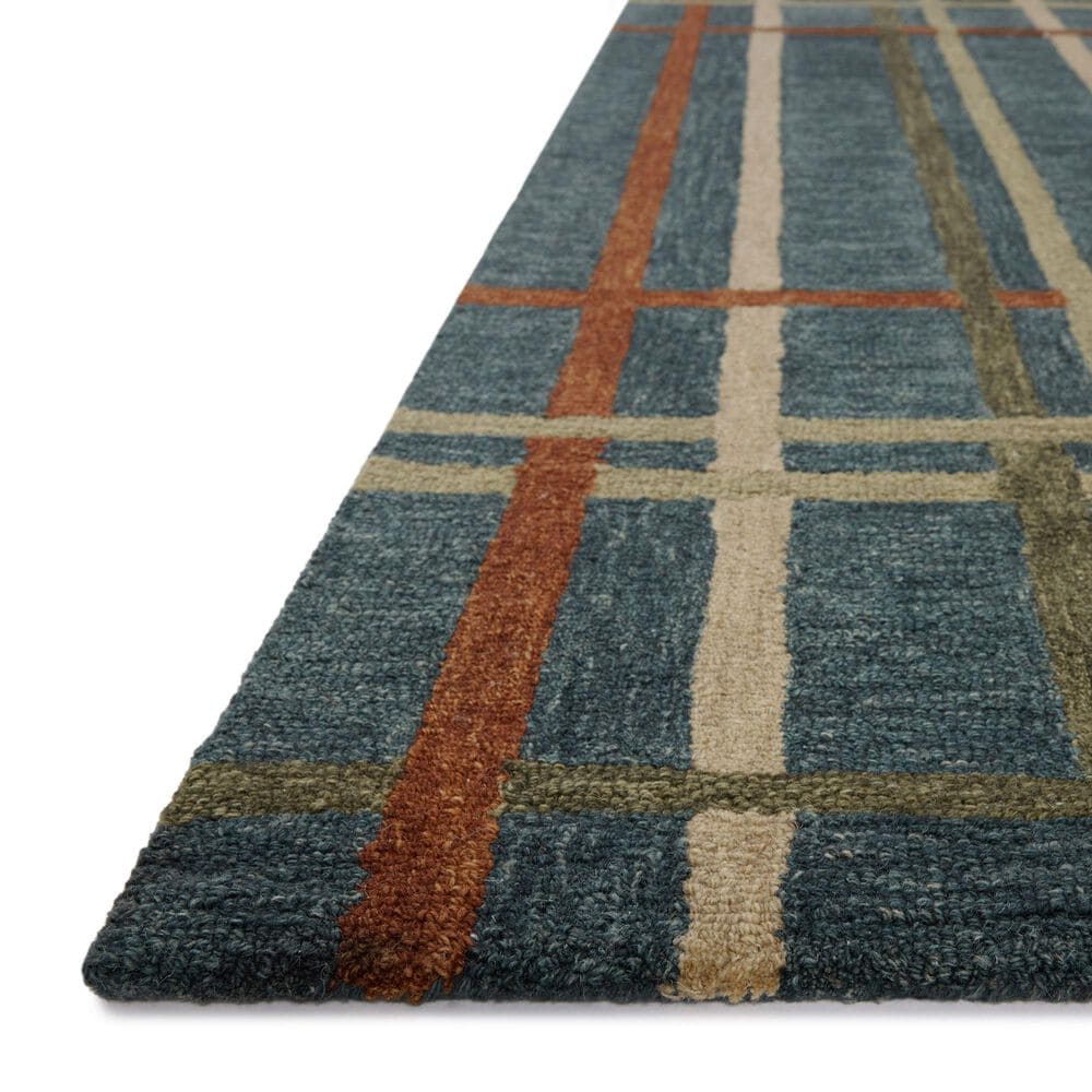 Loloi Waylon Denim and Multicolor 2&#39;6&quot; x 7&#39;6&quot; Runner, , large