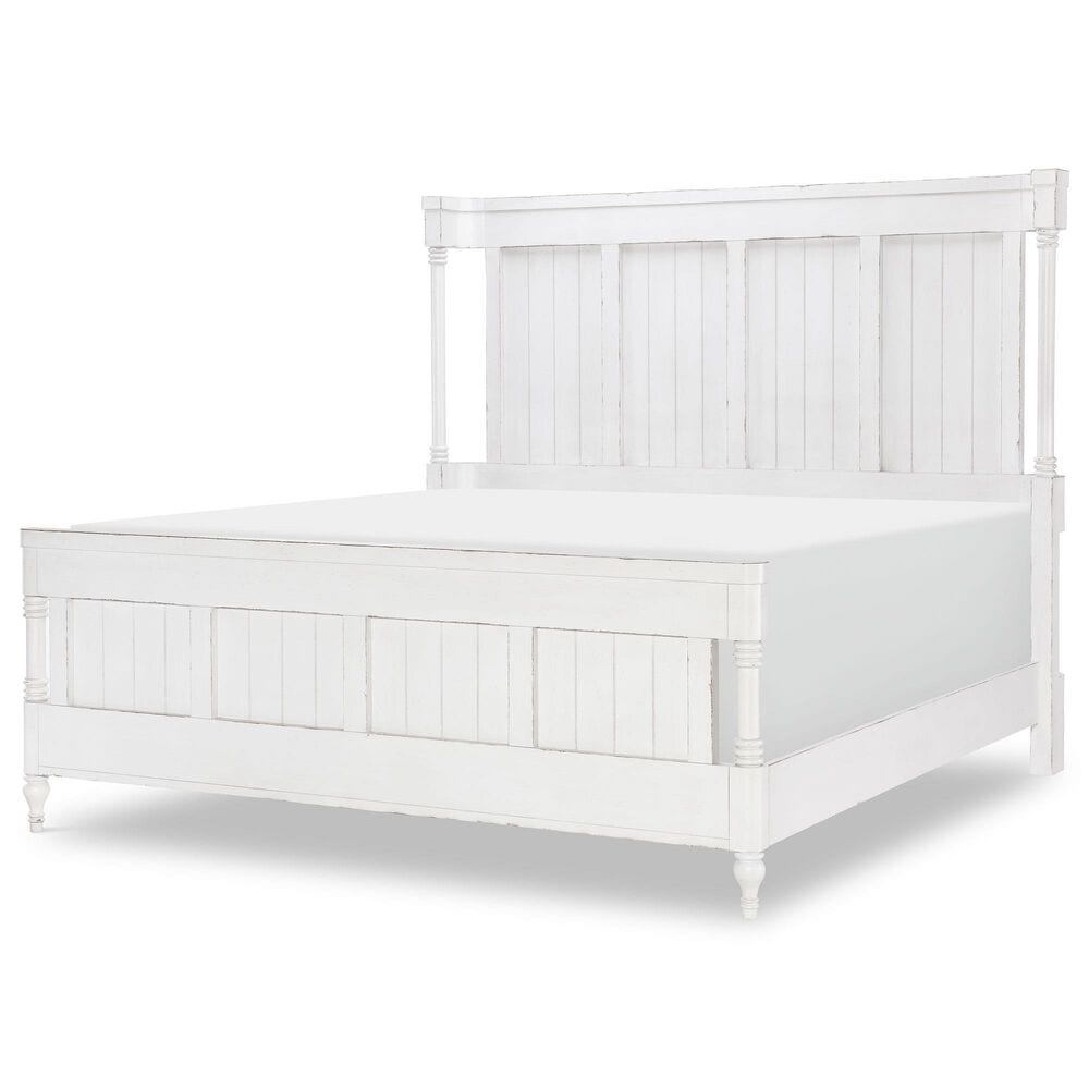 LEGAC Vintage Market Queen Shelter Bed in Picket Fence, , large