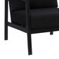 Linon Home Decor Holland Patio Armchair in Black, , large