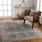 Surya Carlisle Oriental 5"3" x 7"9" Pale Blue, Dusty Pink, Medium Brown, Cream and Charcoal Area Rug, , large