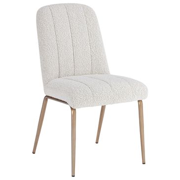 37B Sunrise Apollo Upholstered Side Chair in Brushed Bronze, , large