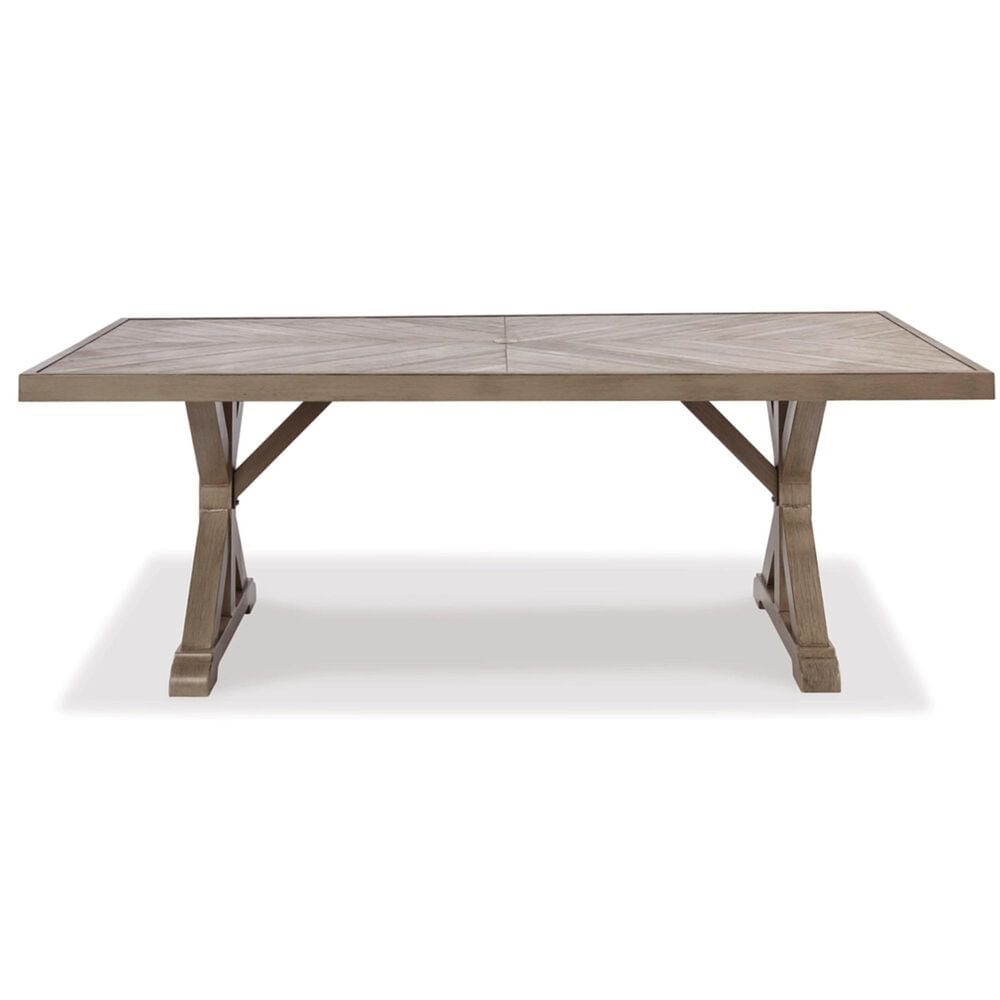 Ashley Beachcroft Rectangular Dining Table in Beige, , large